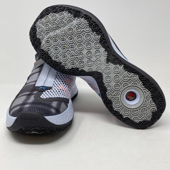 Nike Mens Paul George 4 Black Gray Plaid Low Top Zip Basketball Shoes Size 7 - Picture 3 of 6